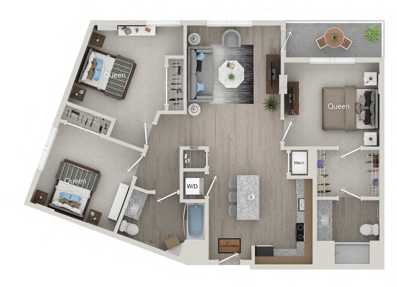 3 Bedroom 2 Bath